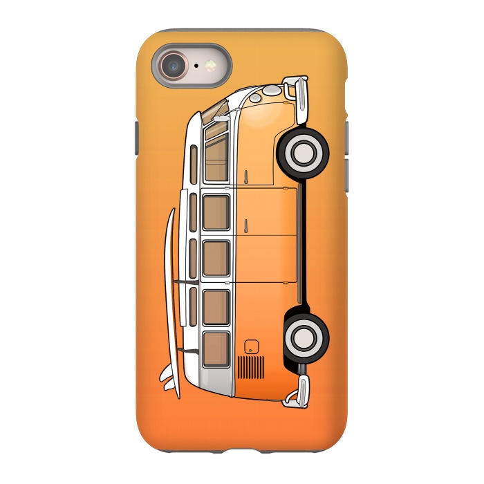 iPhone 8 StrongFit Van Life - Orange by Mitxel Gonzalez