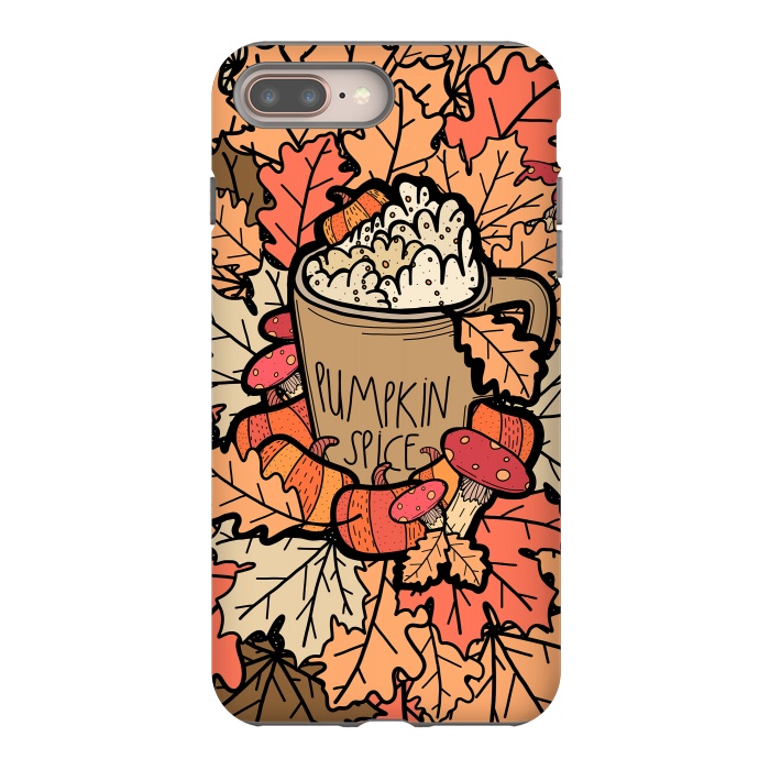 iPhone 8 plus StrongFit Pumpkin Spice  by Steve Wade (Swade)