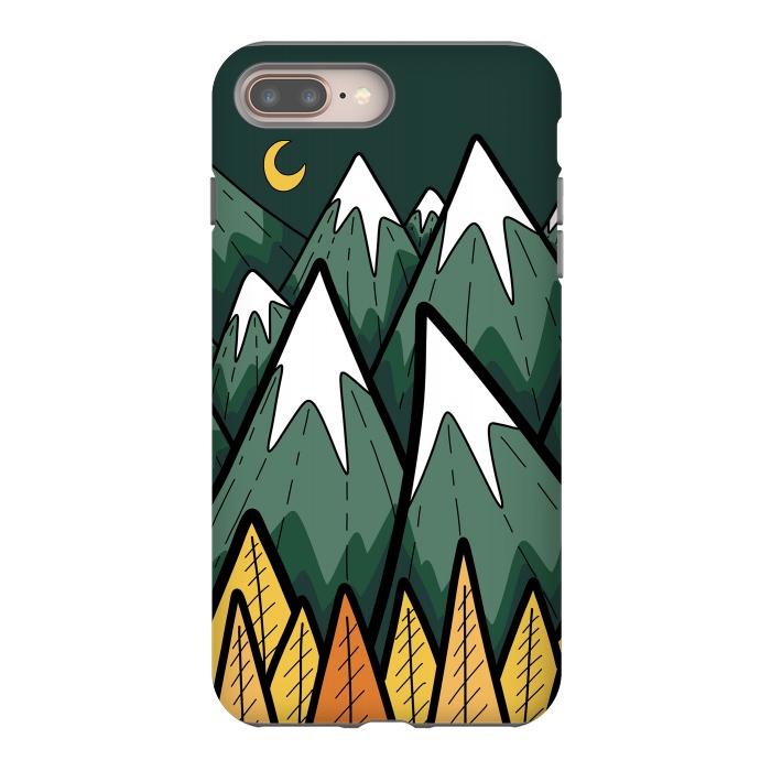 iPhone 8 plus StrongFit The green autumn peaks by Steve Wade (Swade)