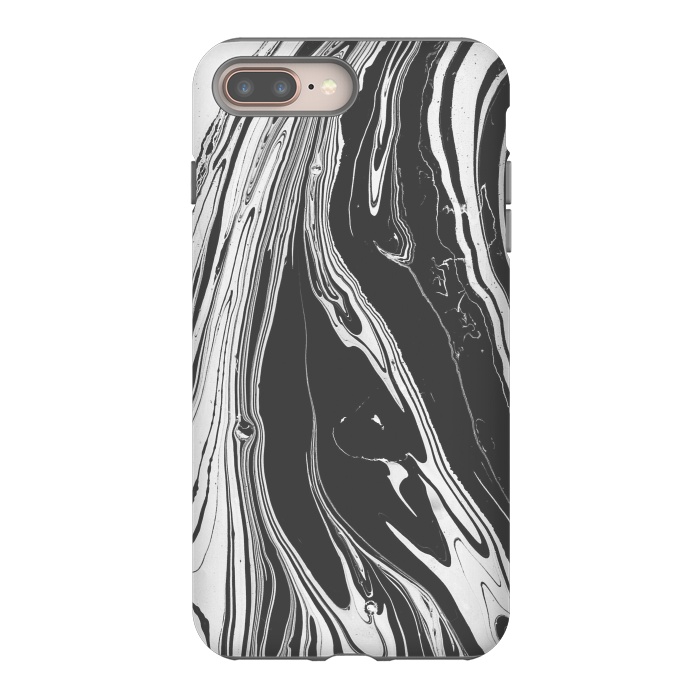 iPhone 8 plus StrongFit bw marble x by haroulita