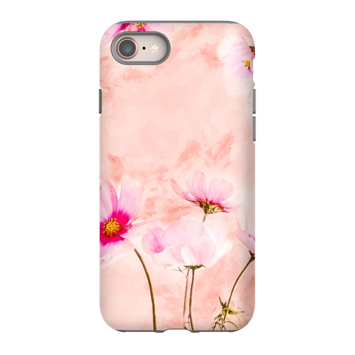 iPhone 8 StrongFit Pink Spring Flower by Creativeaxle