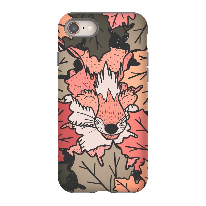 iPhone 8 StrongFit The hidden fox by Steve Wade (Swade)