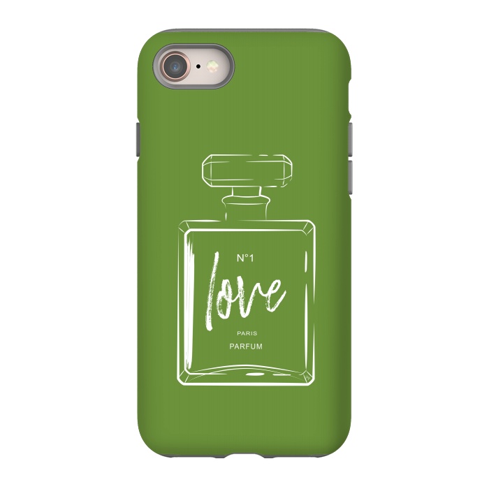 iPhone 8 StrongFit Green Love by Martina