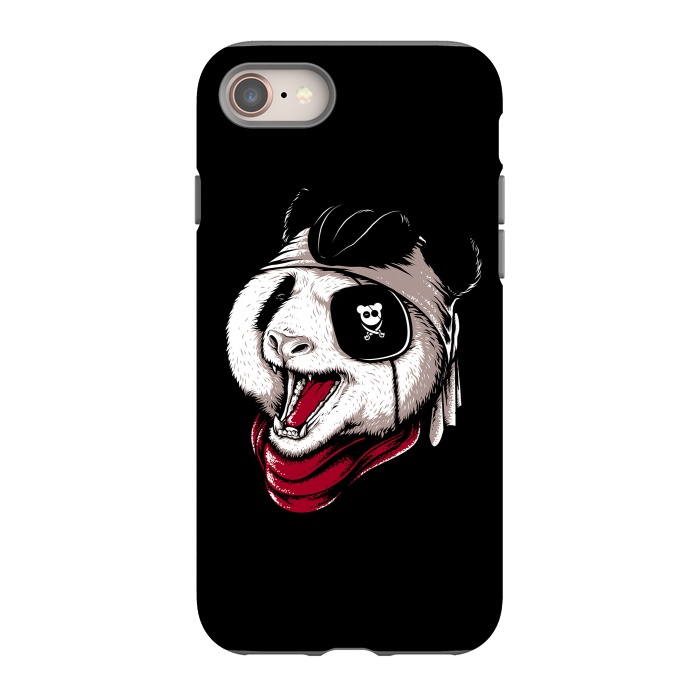 iPhone 8 StrongFit Panda Pirate by Afif Quilimo