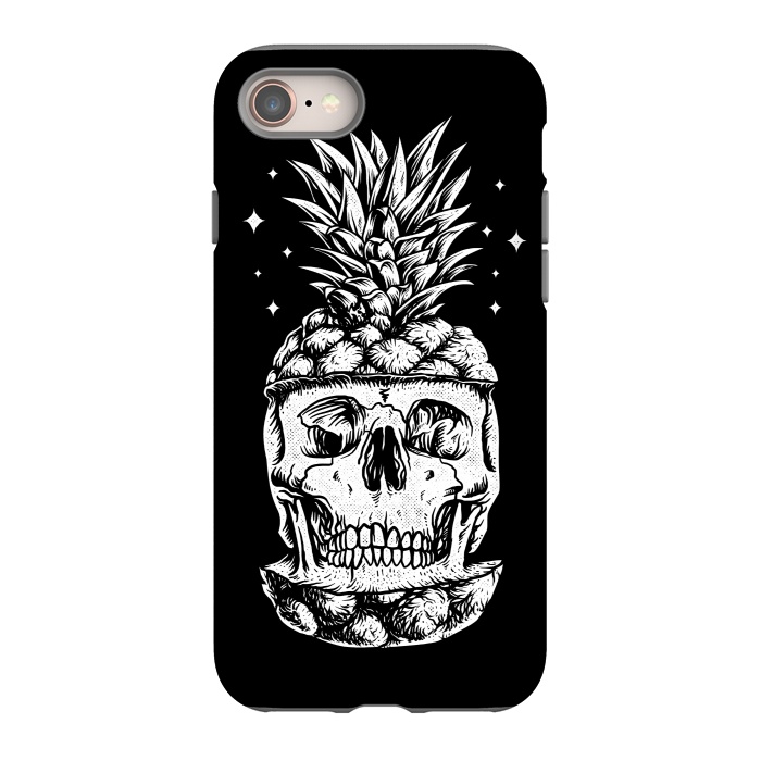 iPhone 8 StrongFit Skull Pineapple by Afif Quilimo