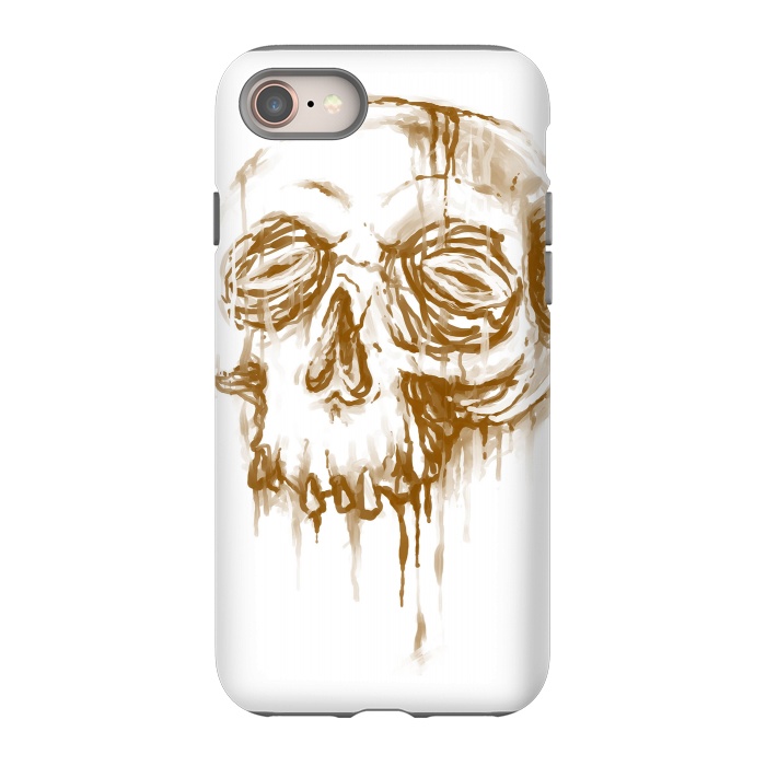 iPhone 8 StrongFit Skull Coffee 1 by Afif Quilimo