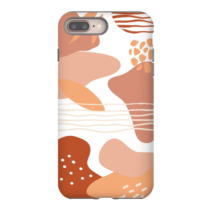 iPhone 8 plus StrongFit Terracotta earth by Martina