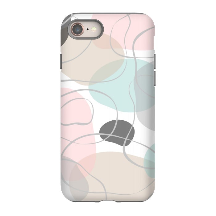 iPhone 8 StrongFit Abstract pastels by Martina