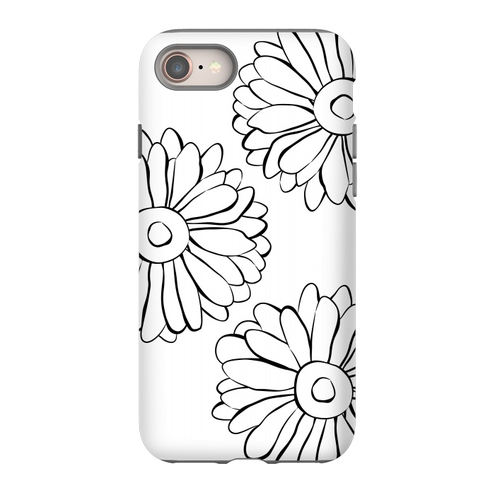 iPhone 8 StrongFit Boho Flowers by Martina