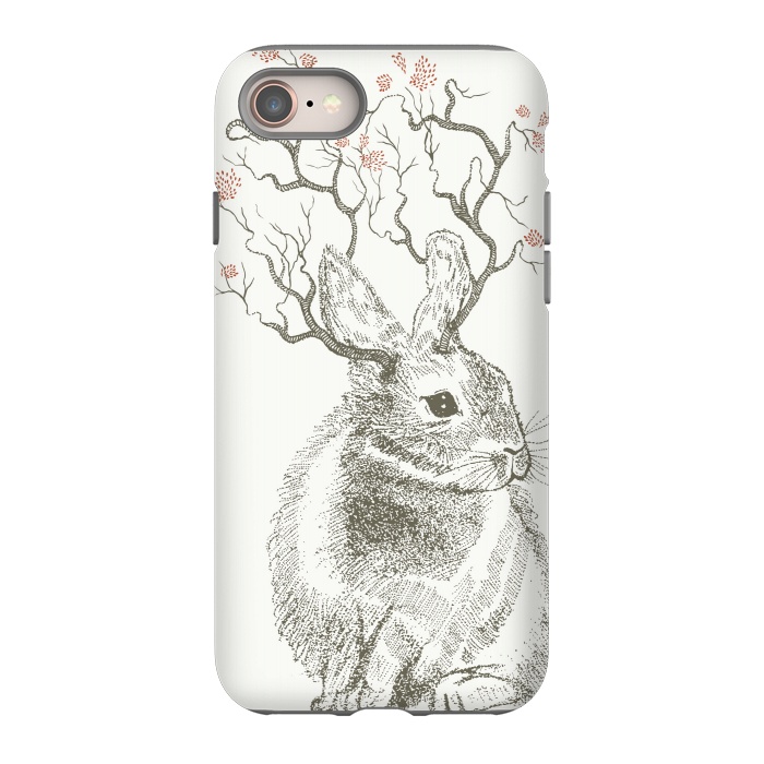 iPhone 8 StrongFit Forest Bunny by Rose Halsey