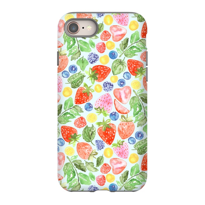 iPhone 8 StrongFit Bright Berries  by Tigatiga