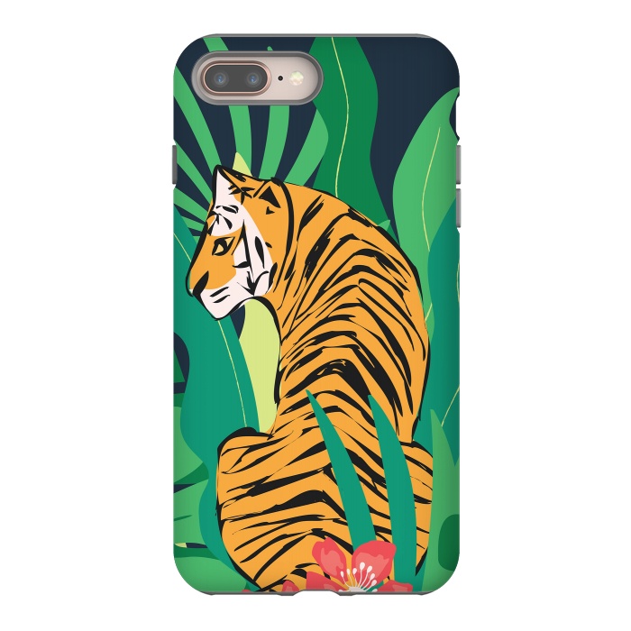 iPhone 8 plus StrongFit Tiger 012 by Jelena Obradovic