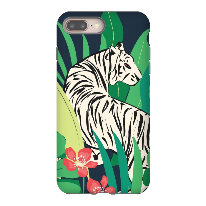 iPhone 8 plus StrongFit Tiger 013 by Jelena Obradovic