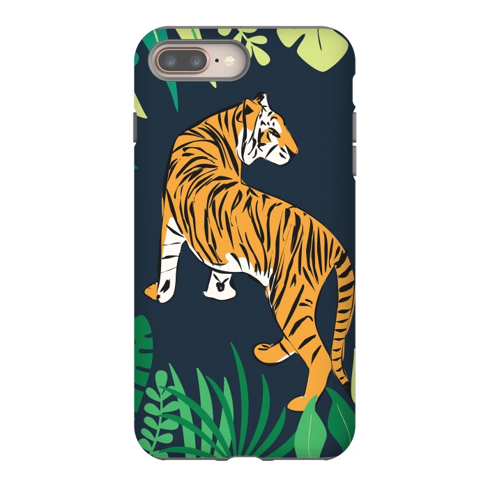 iPhone 8 plus StrongFit Tiger 015 by Jelena Obradovic