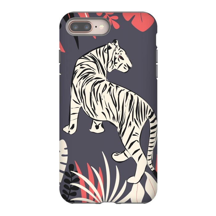 iPhone 8 plus StrongFit Tiger 017 by Jelena Obradovic
