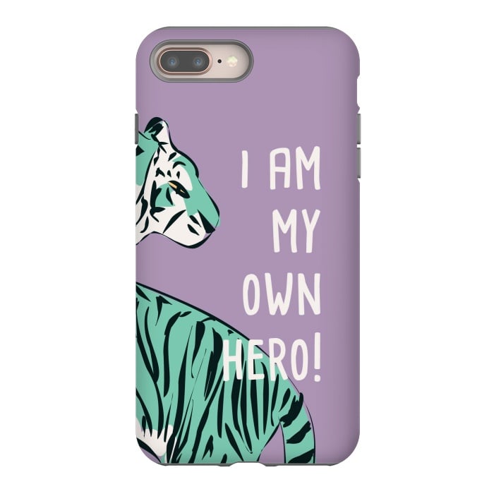 iPhone 8 plus StrongFit I am my own hero by Jelena Obradovic