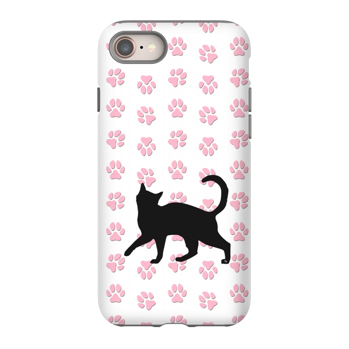 iPhone 8 StrongFit Kitty Cat by Martina
