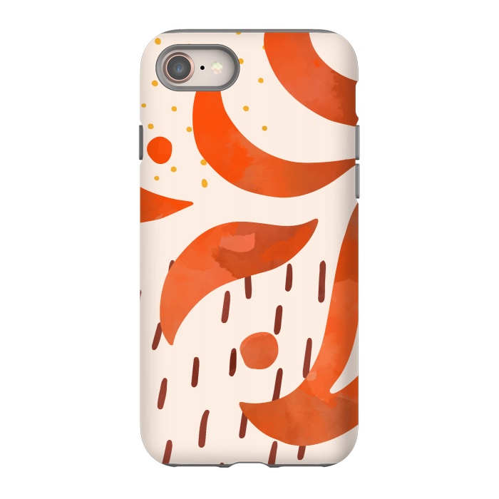iPhone 8 StrongFit Great Orange by Creativeaxle