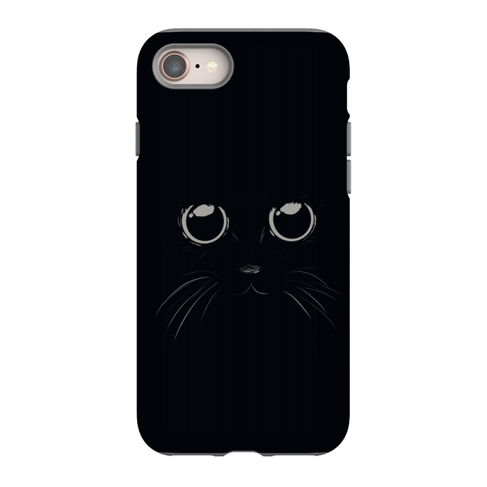 iPhone 8 StrongFit Black Cat by Sue Anna Joe