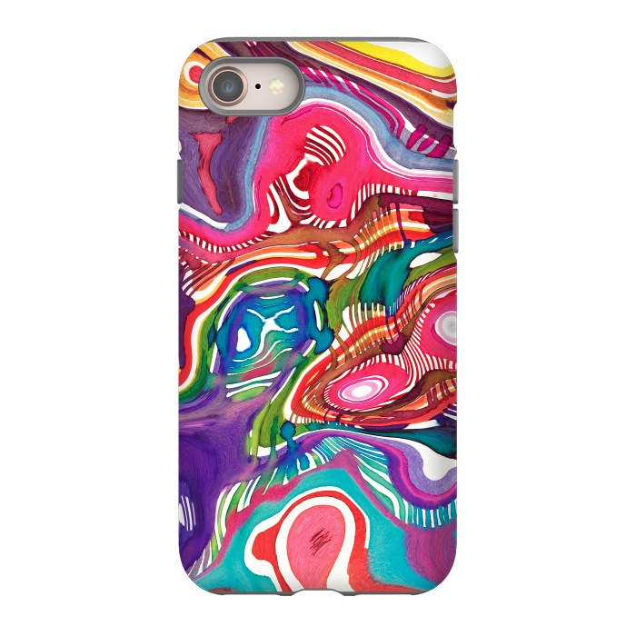 iPhone 8 StrongFit Dreaming shapes by Ninola Design