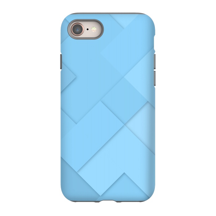 iPhone 8 StrongFit blue shade blocks  by MALLIKA