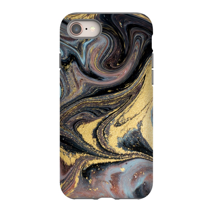 iPhone 8 StrongFit Liquid Marble Design IV by ArtsCase