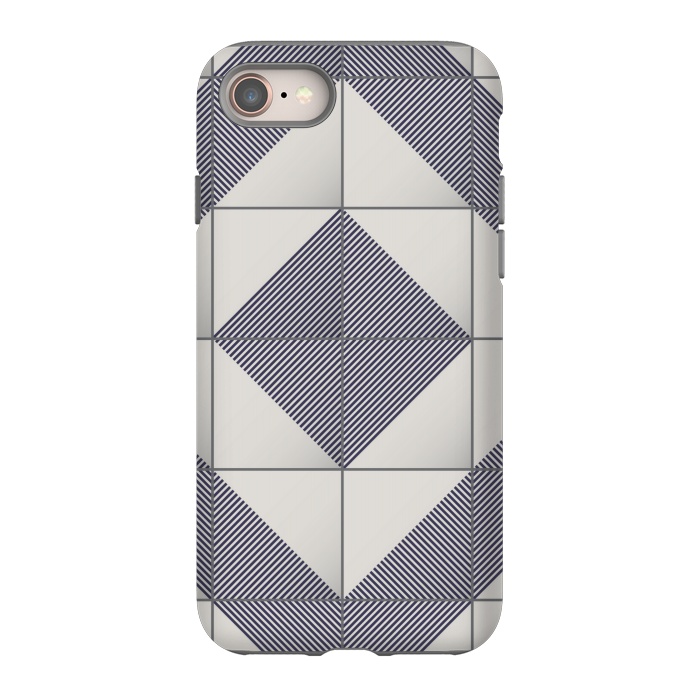 iPhone 8 StrongFit diamond blocks pattern by MALLIKA