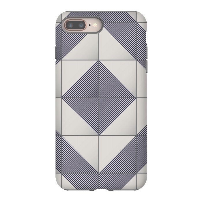 iPhone 8 plus StrongFit diamond blocks pattern by MALLIKA