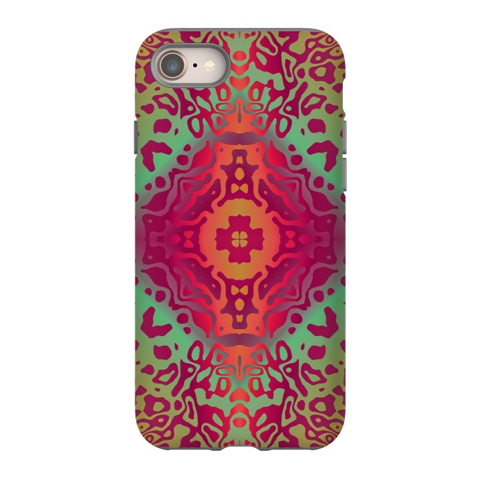 iPhone 8 StrongFit Colorful Mandalas by ArtsCase