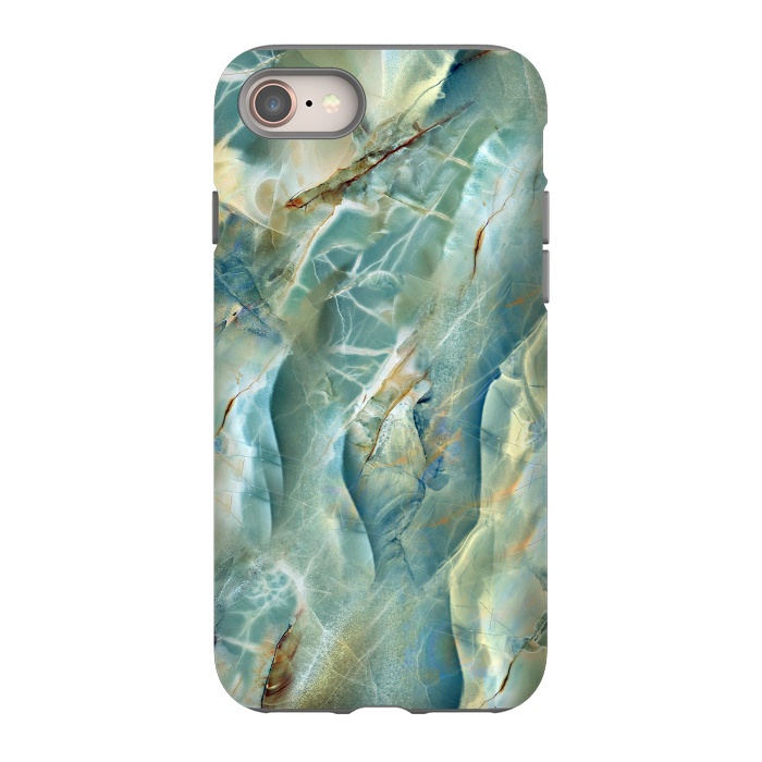 iPhone 8 StrongFit Green Marble Design by ArtsCase