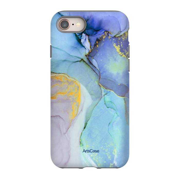 iPhone 8 StrongFit Ink Paint Abstract Marble by ArtsCase