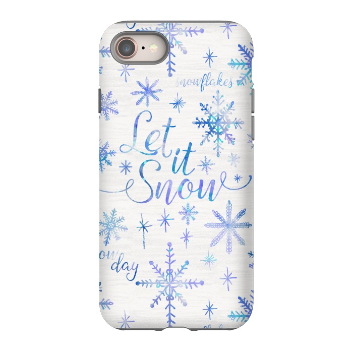 iPhone 8 StrongFit Let It Snow by Noonday Design