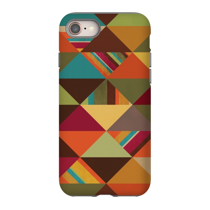 iPhone 8 StrongFit Autumn Triangles by Noonday Design