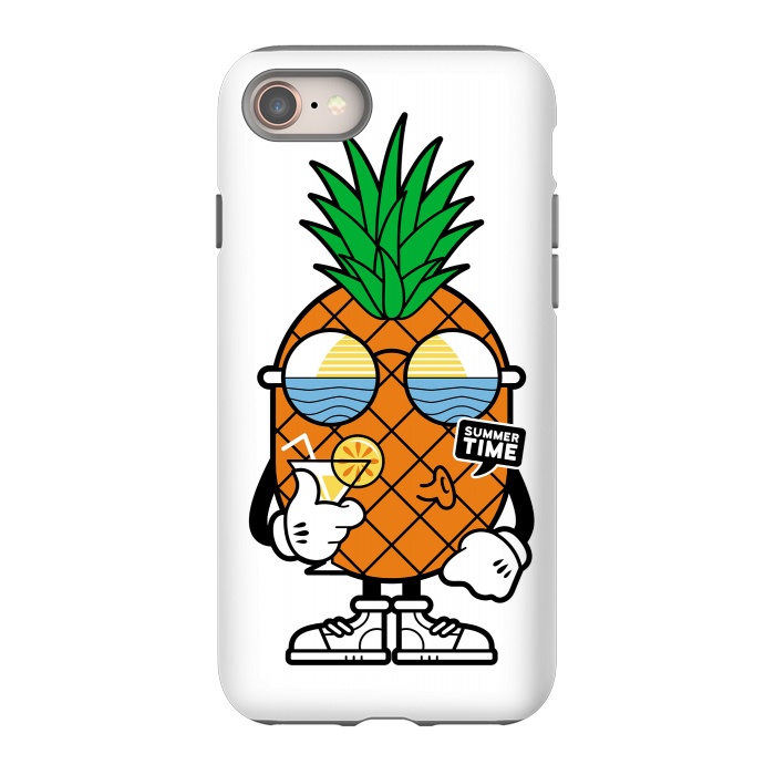 iPhone 8 StrongFit Pineapple Summer by Afif Quilimo