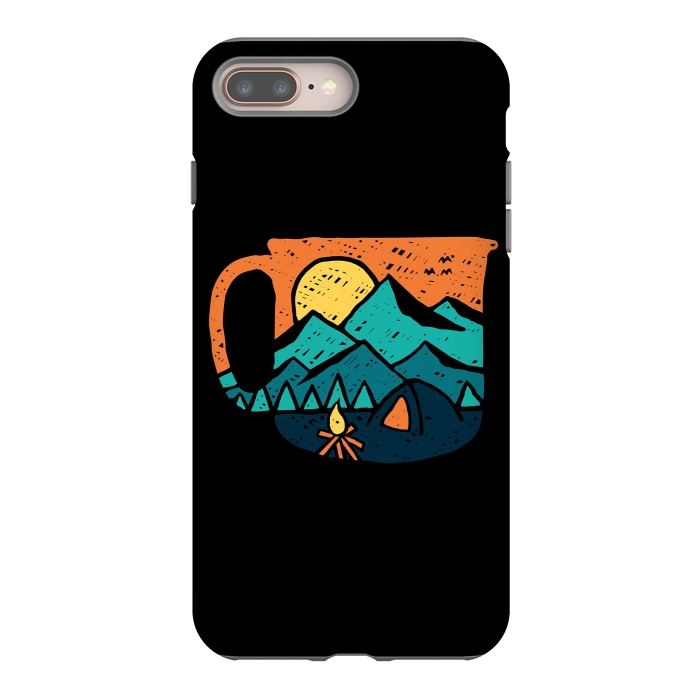 iPhone 8 plus StrongFit Coffee and Adventure by Afif Quilimo