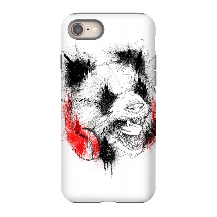 iPhone 8 StrongFit Panda Roar Scratch  by Afif Quilimo