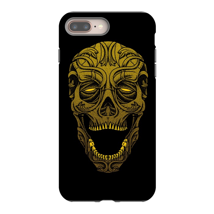 iPhone 8 plus StrongFit Dark Carver by Afif Quilimo