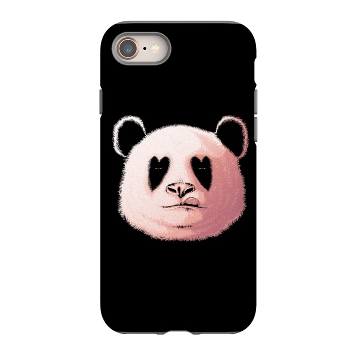 iPhone 8 StrongFit Panda in Love by Afif Quilimo