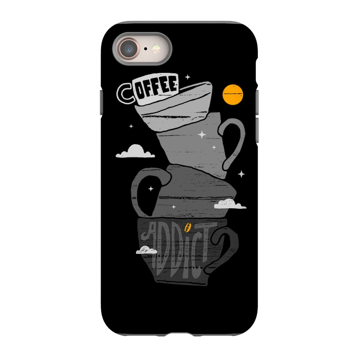 iPhone 8 StrongFit Coffee Addict by Afif Quilimo