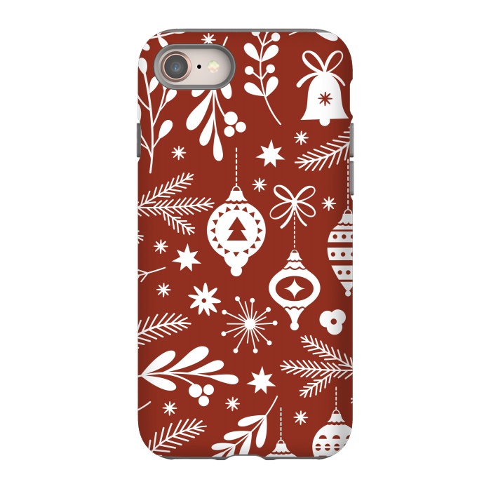 iPhone 8 StrongFit Christmas Pattern II by ArtsCase
