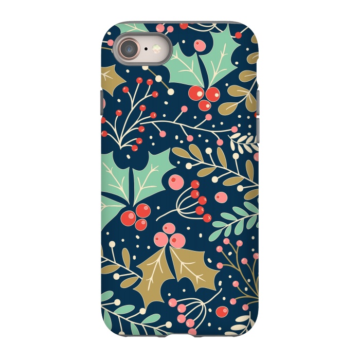 iPhone 8 StrongFit Holly Jolly Christmas by ArtsCase