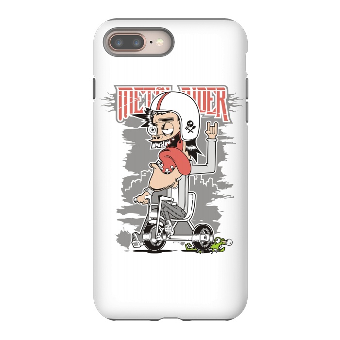 iPhone 8 plus StrongFit Metal Riders by Afif Quilimo
