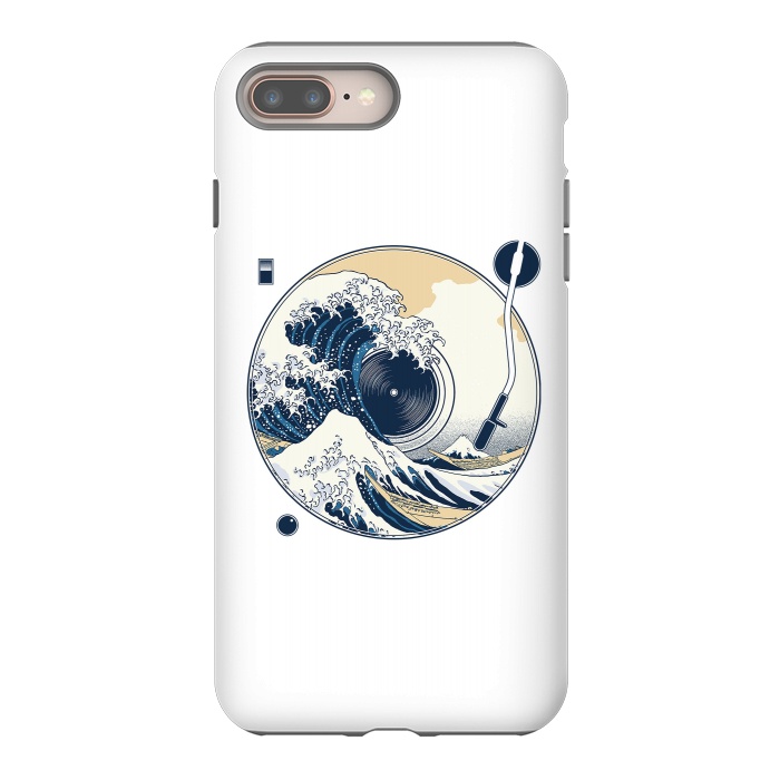 iPhone 8 plus StrongFit The Great Wave off Sound by Afif Quilimo
