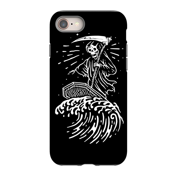 iPhone 8 StrongFit Grim Surfer by Afif Quilimo