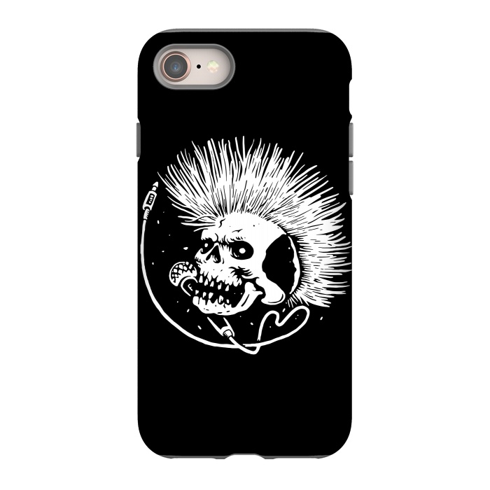 iPhone 8 StrongFit Skull Punk by Afif Quilimo