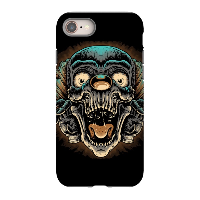iPhone 8 StrongFit Scary Clown by Afif Quilimo