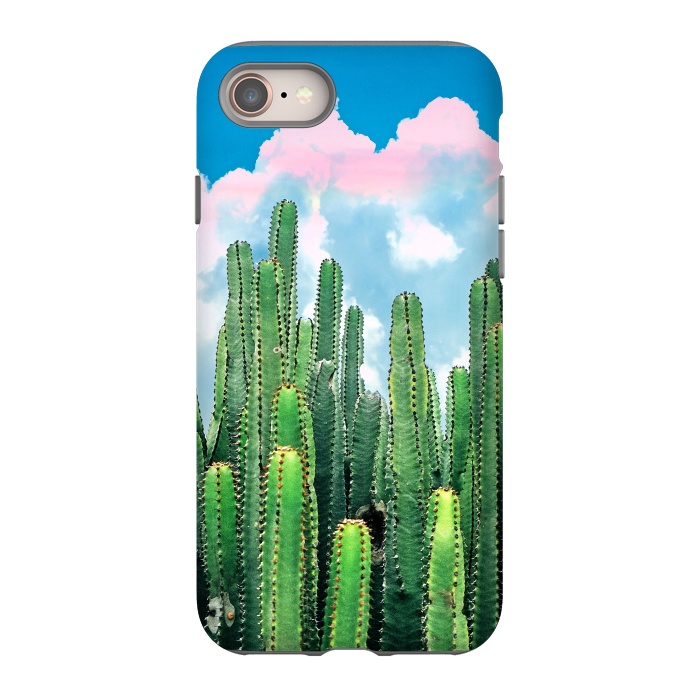 iPhone 8 StrongFit Cactus Summer by Uma Prabhakar Gokhale