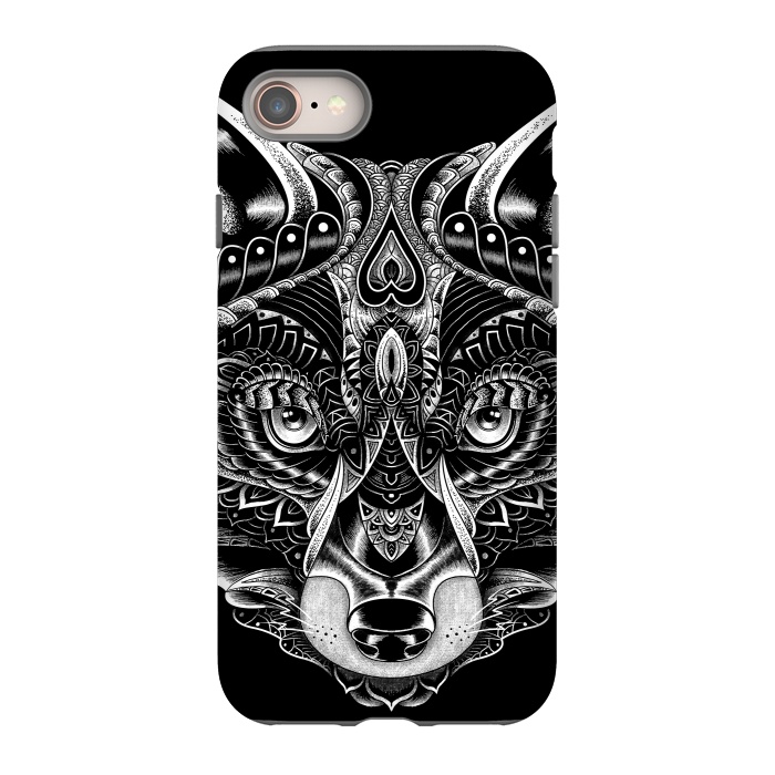 iPhone 8 StrongFit Fox Ornate by Afif Quilimo