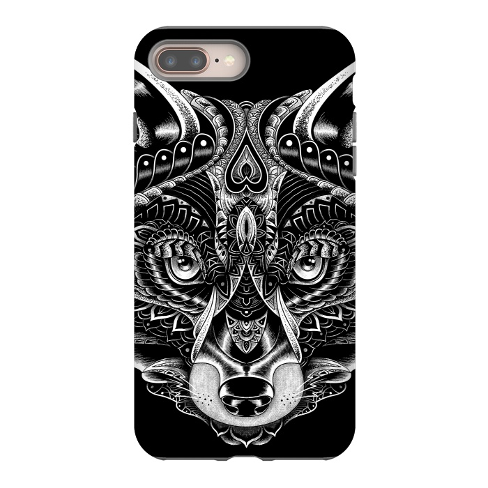 iPhone 8 plus StrongFit Fox Ornate by Afif Quilimo