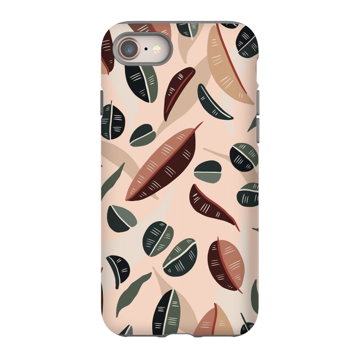 iPhone 8 StrongFit Botanical leaves fall by Mmartabc